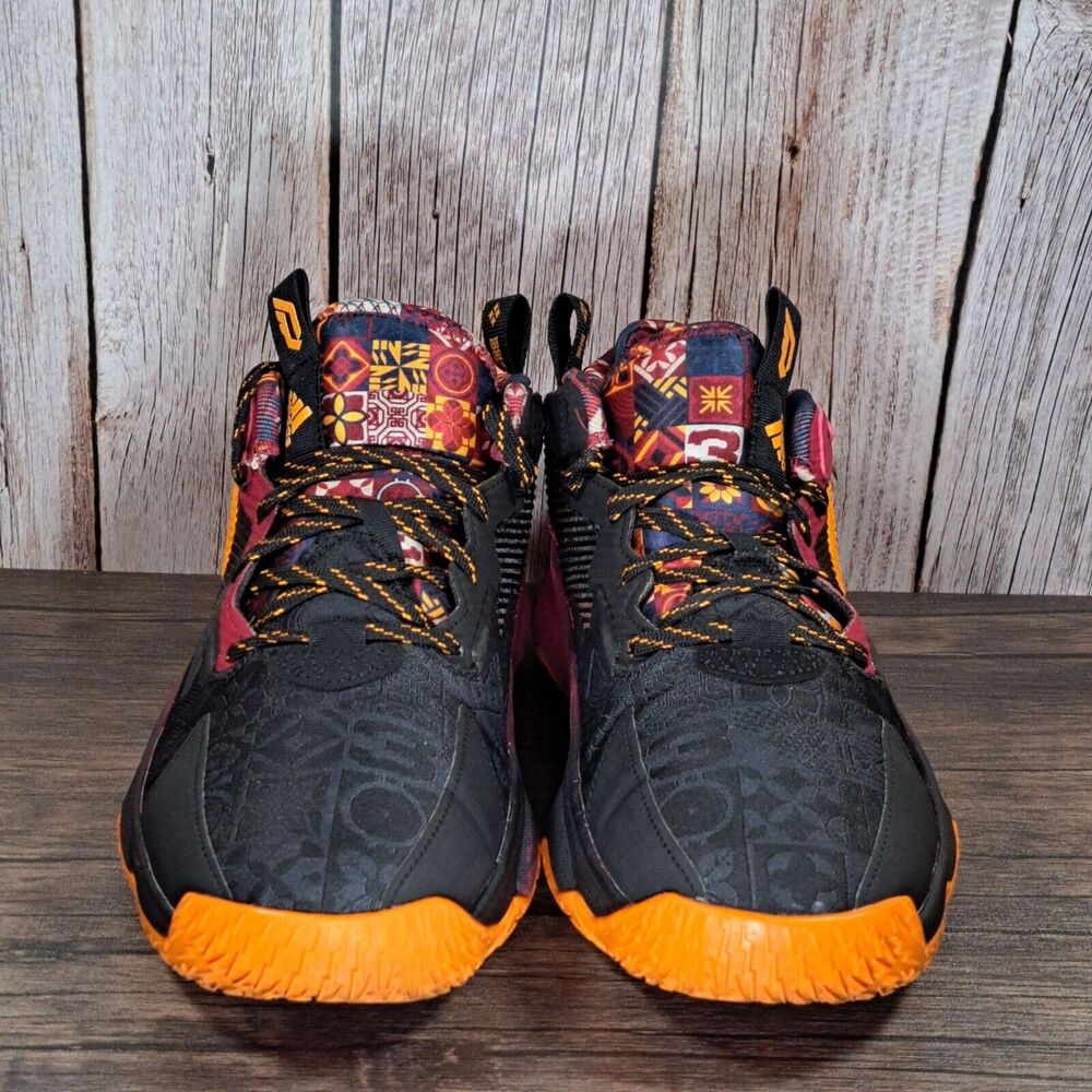 Adidas Dame 8 Chinese New Year Lillard CNY Maroon Black Basketball Shoes Men's 8 - Picture 2 of 9